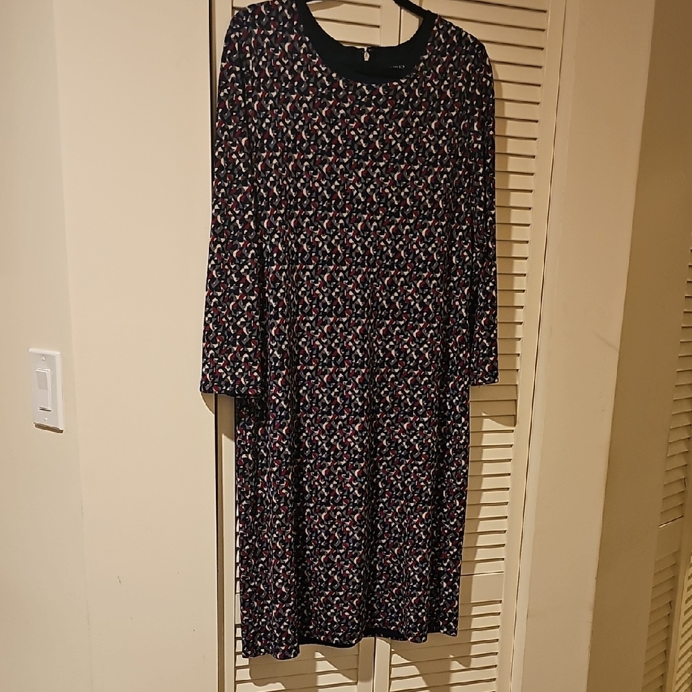 Ralph Lauren Sheath Dress Long Sleeve Crew Neck